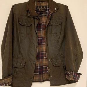 Women’s Barbour Utility Jacket. Olive Green. Size 12